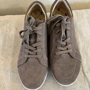Revere Athens Woman's Rusty Metallic Leather Sneakers Sz 10
